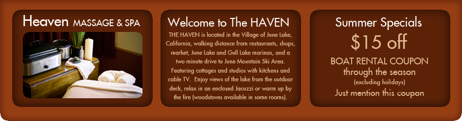 Welcome to The HAVEN in June Lake